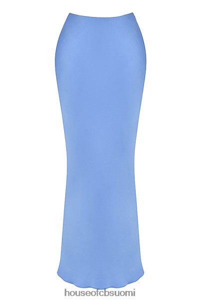 House of CB clara blue satin bias cut midi hame Z000Z902 vaatetus