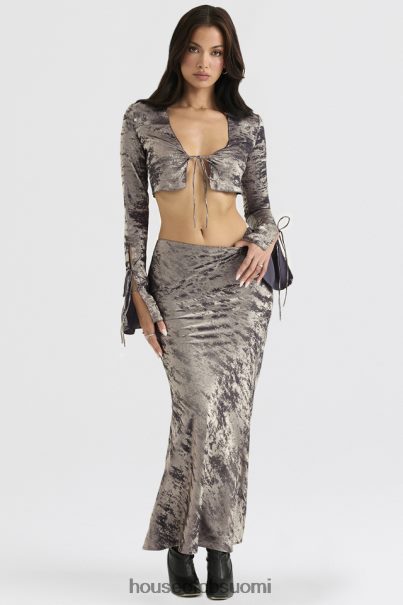 House of CB clara pewter bias leikattu midi hame Z000Z895 vaatetus