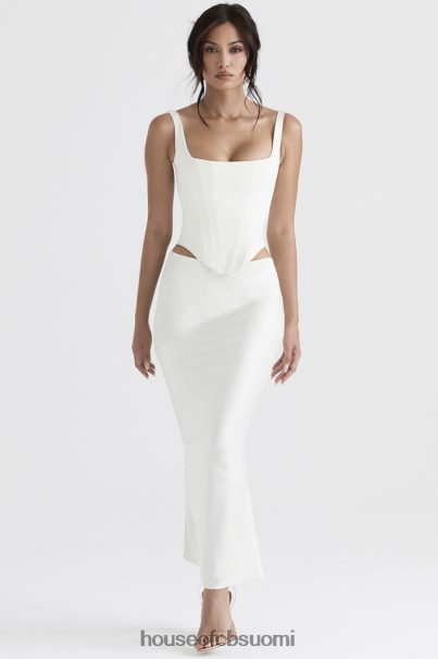House of CB colette ivory satiini bias leikkaus midi hame Z000Z911 vaatetus