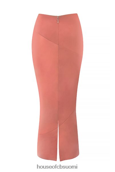 House of CB colette rose satiininen matalavyötäröinen midihame Z000Z948 vaatetus