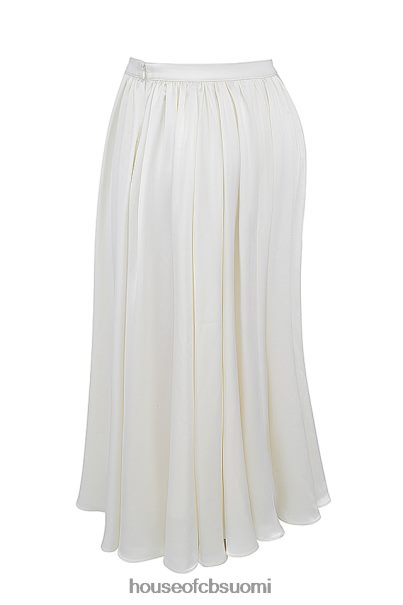 House of CB suzette ivory rypytetty midihame Z000Z839 vaatetus