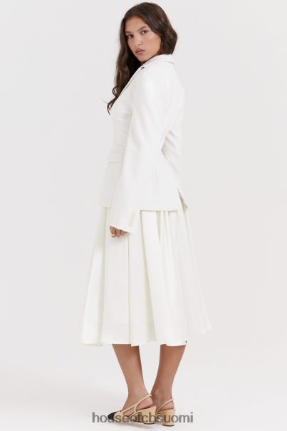 House of CB suzette ivory rypytetty midihame Z000Z839 vaatetus