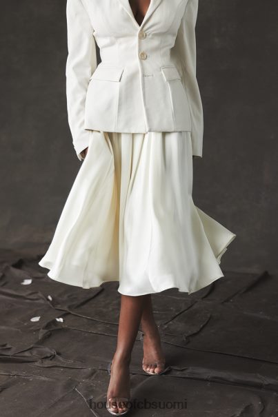 House of CB suzette ivory rypytetty midihame Z000Z839 vaatetus