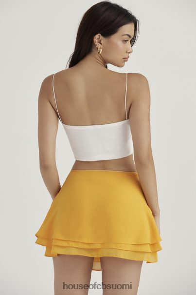 House of CB clarice tangerine kelluva kerroksinen minihame Z000Z918 vaatetus