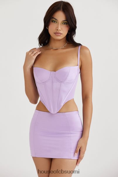 House of CB elodie orchid satiini minihame Z000Z932 vaatetus