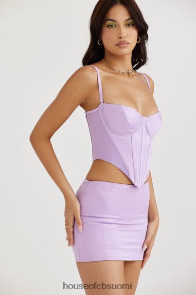 House of CB elodie orchid satiini minihame Z000Z932 vaatetus