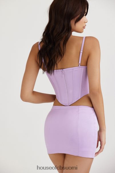 House of CB elodie orchid satiini minihame Z000Z932 vaatetus