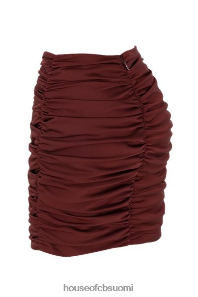House of CB keeley rusina satiini ruched minihame Z000Z991 vaatetus