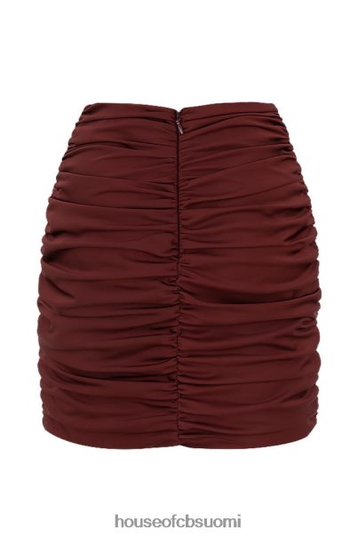 House of CB keeley rusina satiini ruched minihame Z000Z991 vaatetus