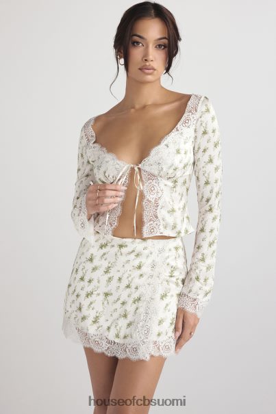 House of CB noemie garden print pitsireuna minihame Z000Z922 vaatetus