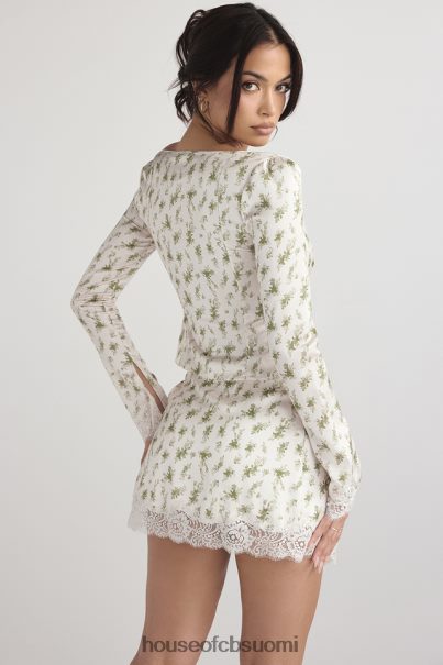 House of CB noemie garden print pitsireuna minihame Z000Z922 vaatetus
