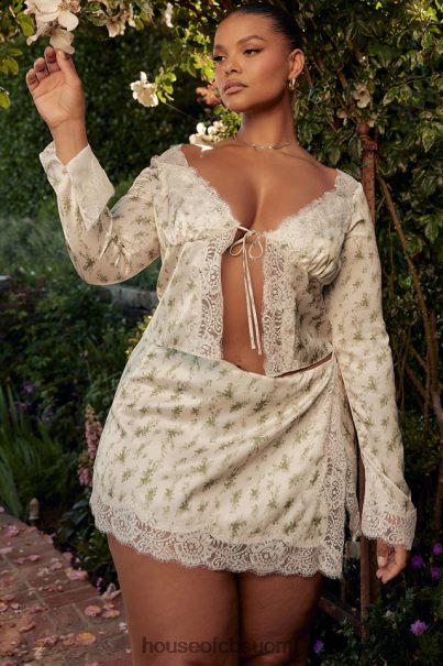 House of CB noemie garden print pitsireuna minihame Z000Z922 vaatetus