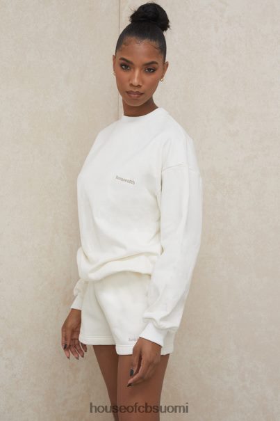 House of CB auden luonnonvalkoiset jersey-shortsit Z000Z996 vaatetus
