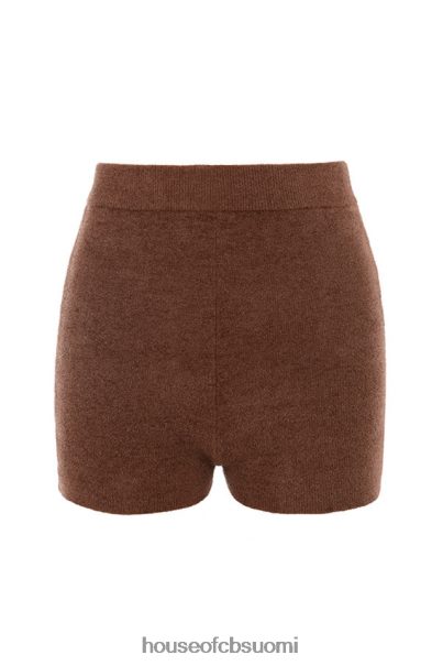 House of CB elijah suklaa pörröiset korkeavyötäröiset shortsit Z000Z987 vaatetus