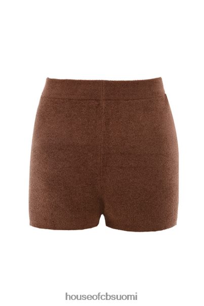 House of CB elijah suklaa pörröiset korkeavyötäröiset shortsit Z000Z987 vaatetus