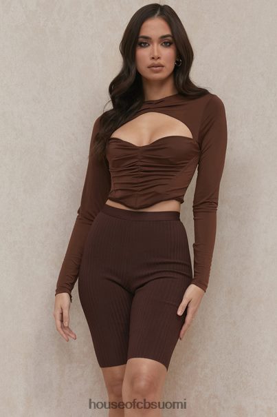 House of CB verona suklaa side sykli shortsit Z000Z980 vaatetus