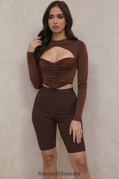 House of CB verona suklaa side sykli shortsit Z000Z980 vaatetus