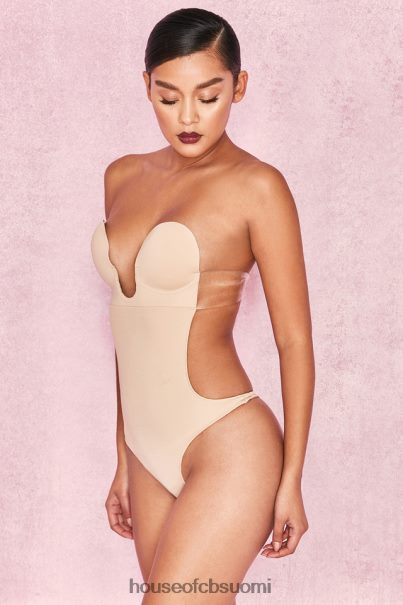 House of CB beige upotettu itseliimautuva selkänojaton body Z000Z822 vaatetus