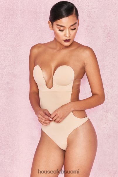 House of CB beige upotettu itseliimautuva selkänojaton body Z000Z822 vaatetus