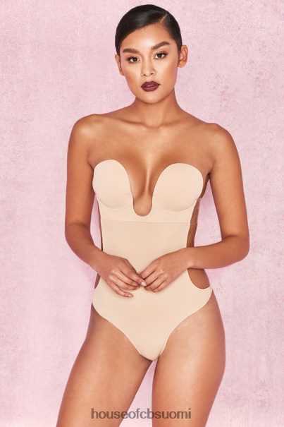 House of CB beige upotettu itseliimautuva selkänojaton body Z000Z822 vaatetus