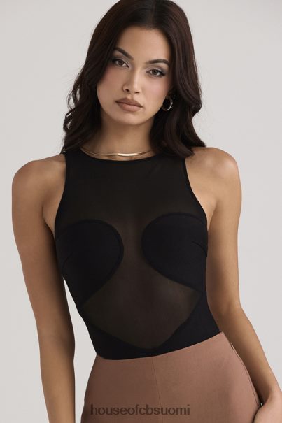 House of CB chiara musta hihaton bandage-body Z000Z718 vaatetus