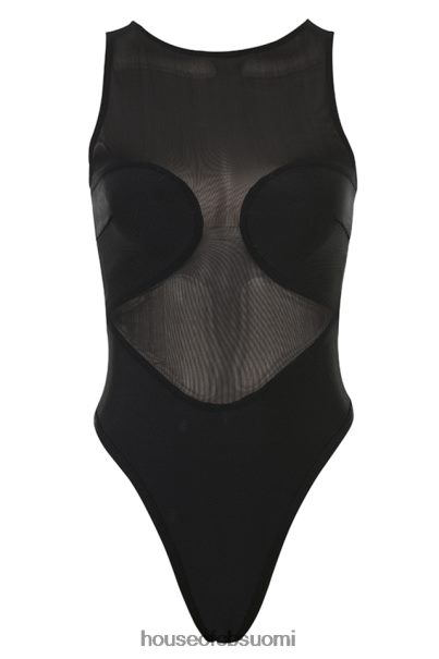 House of CB chiara musta hihaton bandage-body Z000Z718 vaatetus