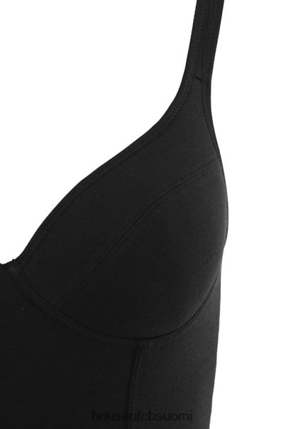 House of CB imani black marl soft jersey body Z000Z811 vaatetus