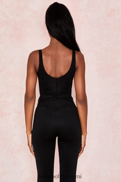 House of CB imani black marl soft jersey body Z000Z811 vaatetus