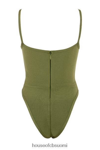 House of CB kamila olive sweetheart kaula-aukoinen bandage body Z000Z756 vaatetus