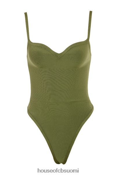House of CB kamila olive sweetheart kaula-aukoinen bandage body Z000Z756 vaatetus