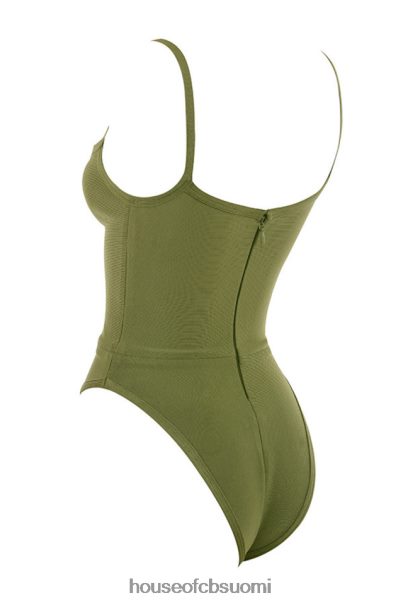 House of CB kamila olive sweetheart kaula-aukoinen bandage body Z000Z756 vaatetus