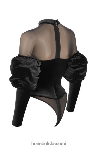 House of CB monique musta sametti ja tylli body Z000Z775 vaatetus