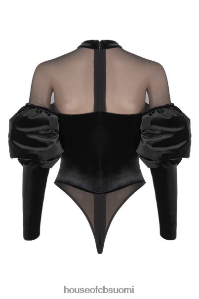 House of CB monique musta sametti ja tylli body Z000Z775 vaatetus