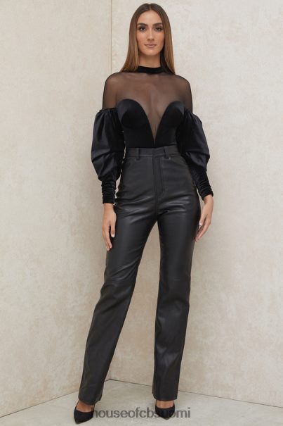 House of CB monique musta sametti ja tylli body Z000Z775 vaatetus