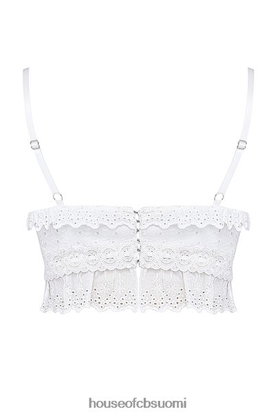 House of CB federica valkoinen broderie anglais bralette toppi Z000Z674 vaatetus