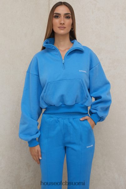 House of CB mitch blue lyhennetty vetoketjullinen pusero Z000Z790 vaatetus