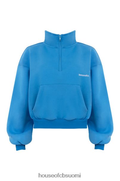 House of CB mitch blue lyhennetty vetoketjullinen pusero Z000Z790 vaatetus