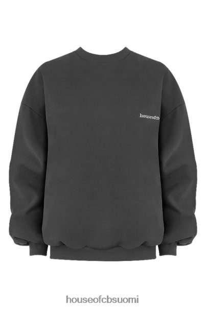 House of CB tommy charcoal oversize crewneck collegepaita Z000Z801 vaatetus