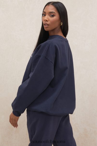 House of CB tommy navy oversize crewneck college Z000Z800 vaatetus