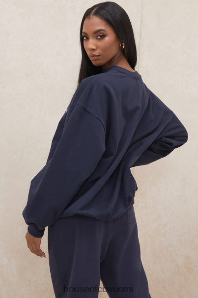 House of CB tommy navy oversize crewneck college Z000Z800 vaatetus