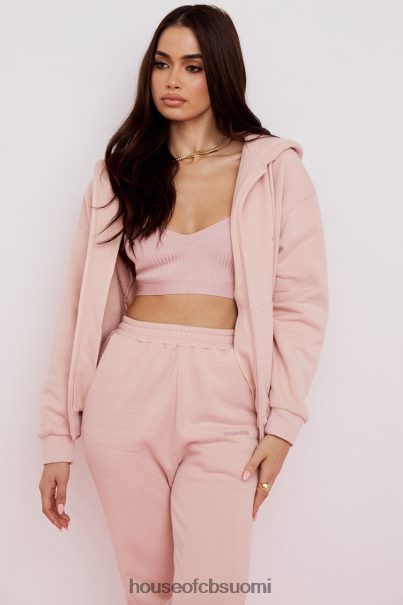 House of CB storm blush poskipuna vetoketju hupparin läpi Z000Z766 vaatetus