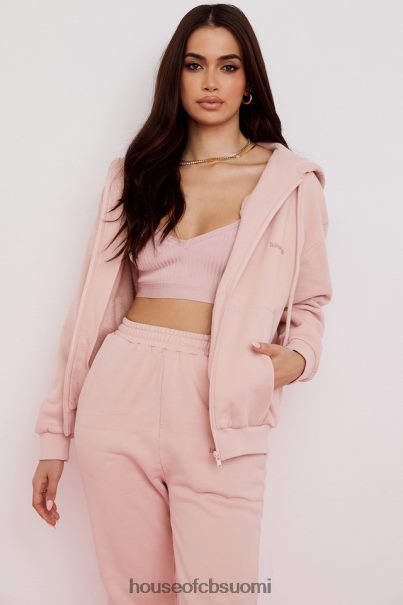 House of CB storm blush poskipuna vetoketju hupparin läpi Z000Z766 vaatetus