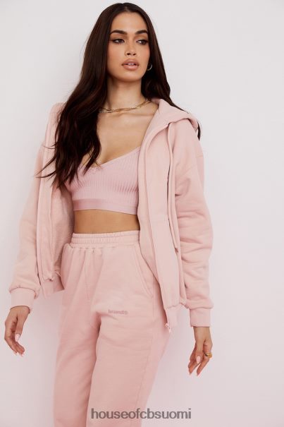 House of CB storm blush poskipuna vetoketju hupparin läpi Z000Z766 vaatetus