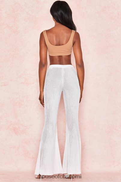 House of CB abbey mocha stretch jersey rajattu toppi Z000Z812 vaatetus