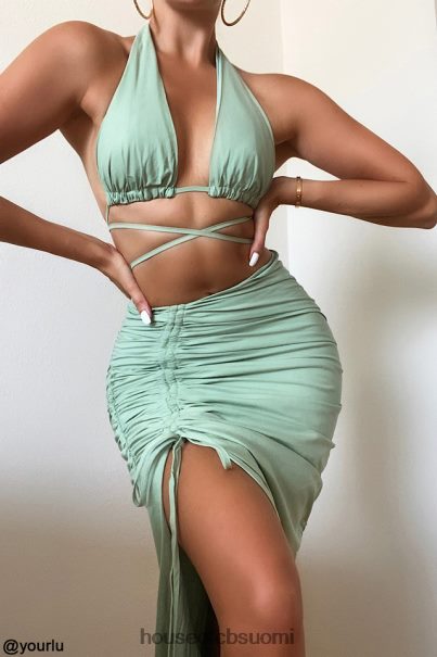 House of CB calypso salvia riimu kaula rypytetty bustier toppi Z000Z753 vaatetus