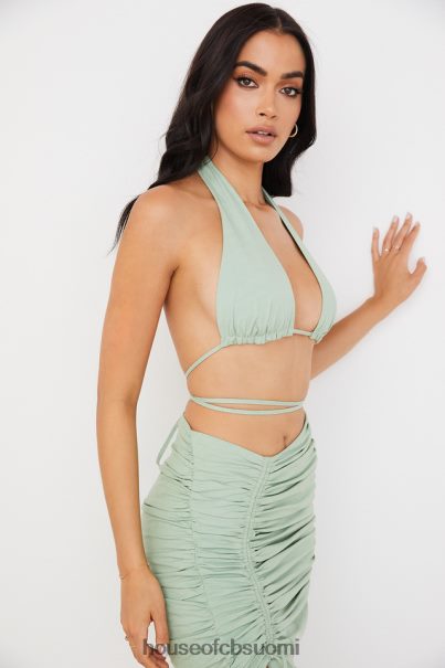 House of CB calypso salvia riimu kaula rypytetty bustier toppi Z000Z753 vaatetus