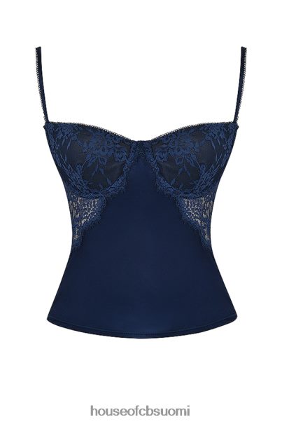 House of CB cecilie laivastonsininen satiini & pitsi cami-toppi Z000Z680 vaatetus