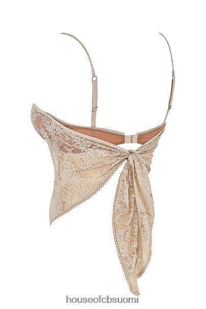 House of CB fernanda cream paisley pitsinen toppi Z000Z702 vaatetus
