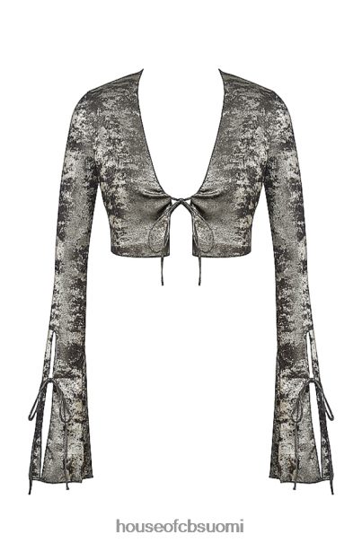 House of CB giulia pewter shimmer samettisatiini toppi Z000Z705 vaatetus