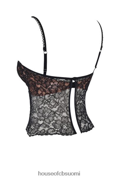 House of CB jacinta musta pitsi cami toppi Z000Z686 vaatetus